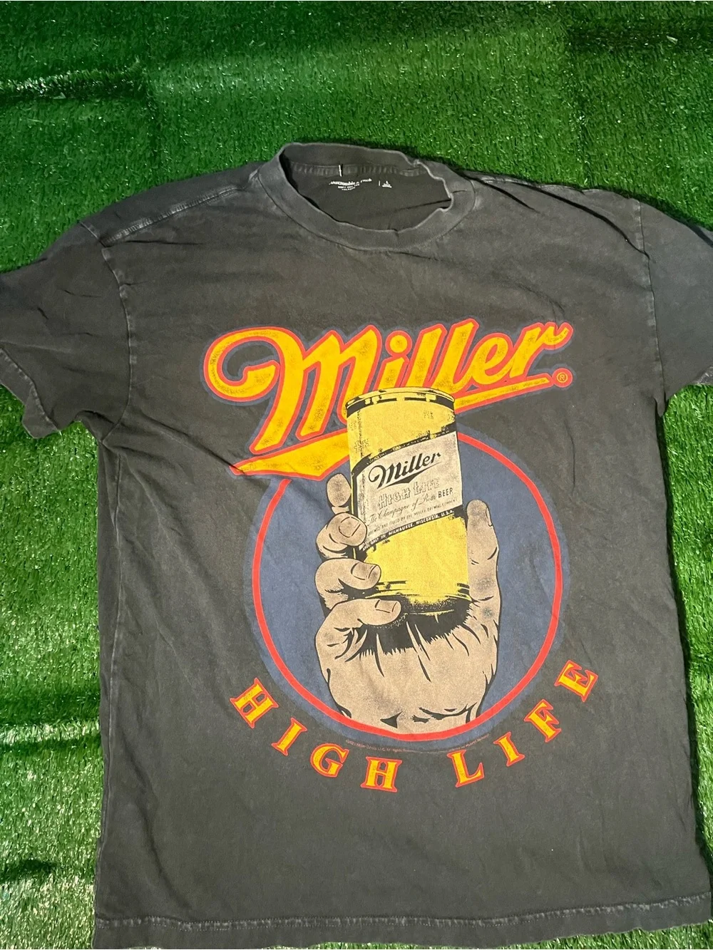 Miller Washed Archive Graphic Design T-Shirt